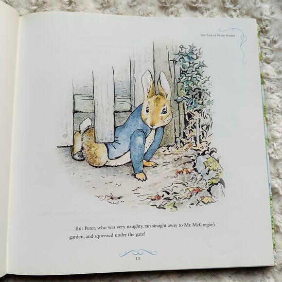 PETER RABBIT'S GIANT STORYBOOK HARDCOVER 1999, FIRST ED, 12" x 12" x 1" - Picture 3 of 6